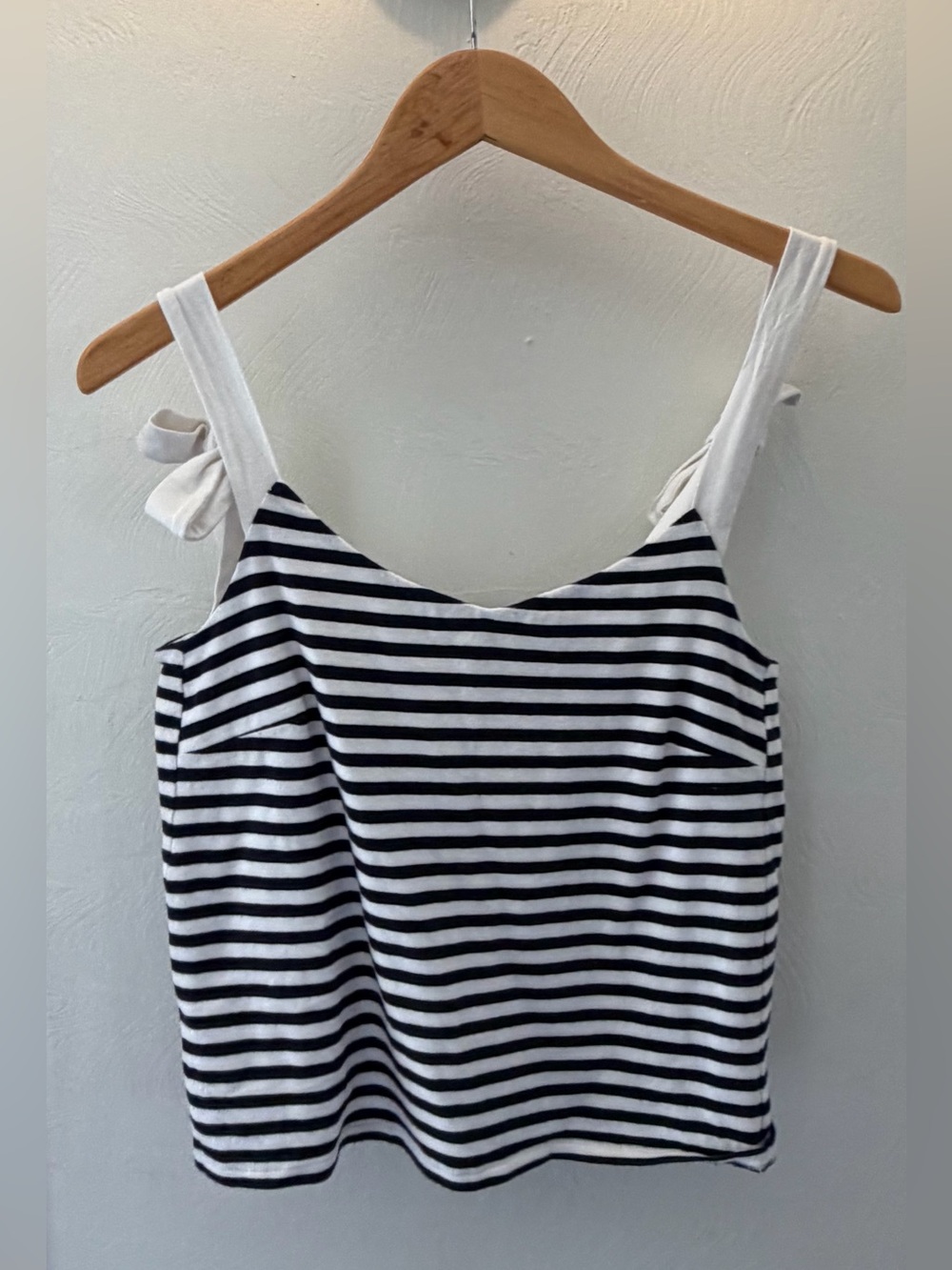 J. Crew Factory White Cotton Tank Top - XS